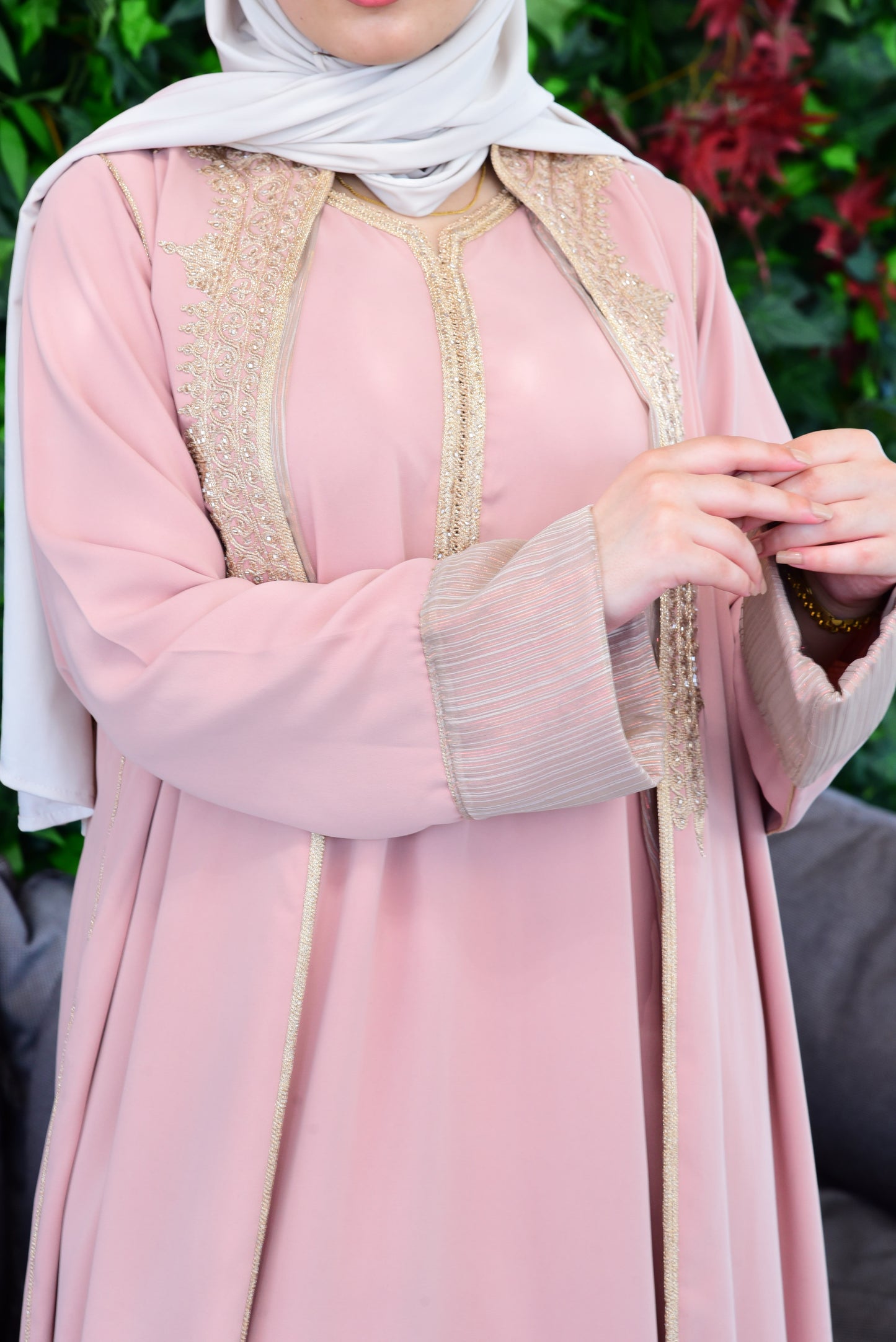 Caftan met kimono Safae